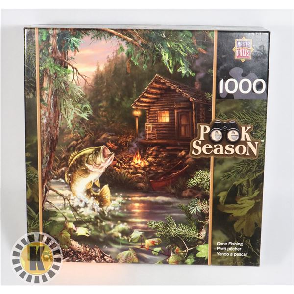 GONE FISHING 1000PC PUZZLE