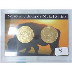 Westward Journey Nickel Set (UNC) Gold Plated