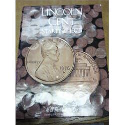 Lincoln Cent Album 1975-2000 (UNC) Missing 2000-P
