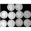 Image 1 : 10 Assorted Barber Dimes