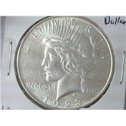 1923 Peace Silver Dollar (UNC)