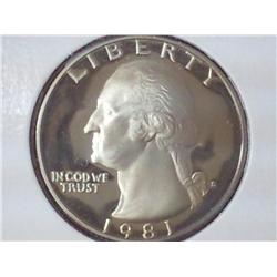1981-S Washington Quarter (Gem Proof)