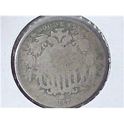 1867 Shield Nickel