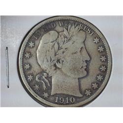 1910-S Barber Half Dollar (Fine)