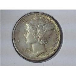 1943 Mercury Dime