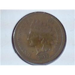 1873 Indian Head Cent (VG+)