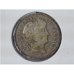 1914-D Barber Dime