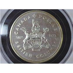1971 Canada British Columbia Dollar (Specimen)