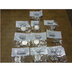 10 Assorted Statehood Quarters UNC (All D Mints)