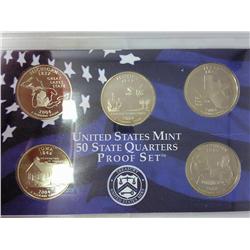 2004 US Mint 50 State Quarters Proof Set
