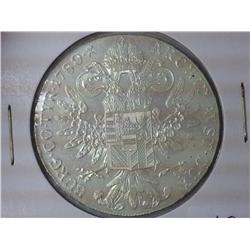 1780 Austria Maria Thaler (UNC) Silver