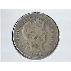 1898 Barber Dime