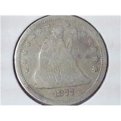 1877-S Seated Liberty Quarter