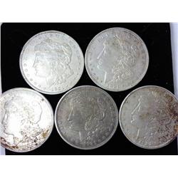 1921-D, 1921-D, 1921-D, 1921-D And 1921-S Morgan's