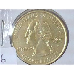 2000-P Gold Plated Maryland Quarter (BU)
