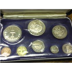 1973 Barbados 1st National Coinage Proof Set