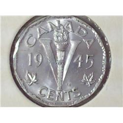 1945 Canada Five Cent (UNC)