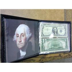 Blue Seal Currency Set 1957-A $1 And 1934-A $5