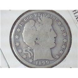 1899 Barber Half Dollar