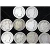 Image 1 : 10 Assorted Barber Dimes