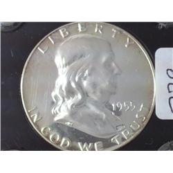 1955 Franklin Half  Dollar (Proof)