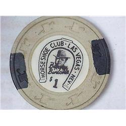 Horse Shoe Club One Dollar Casino Token