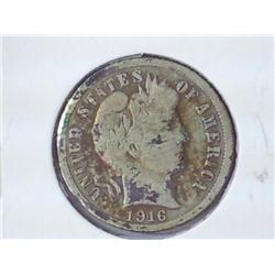 1916 Barber Dime