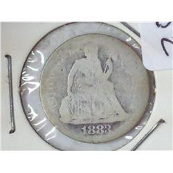 1883 Seated Liberty Dime