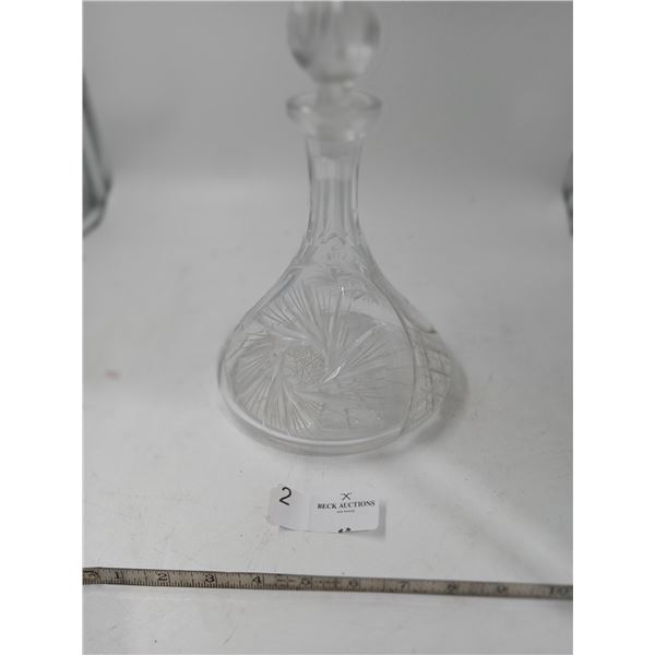 Crystal Decantern Pin Wheel Crystal