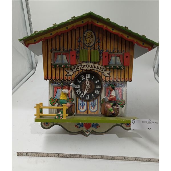 Ihofbrauhaus Clock - German