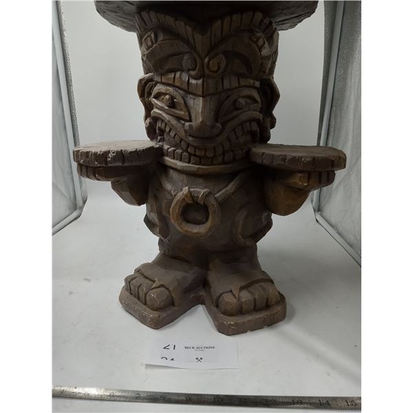 Tiki Wooden Carving
