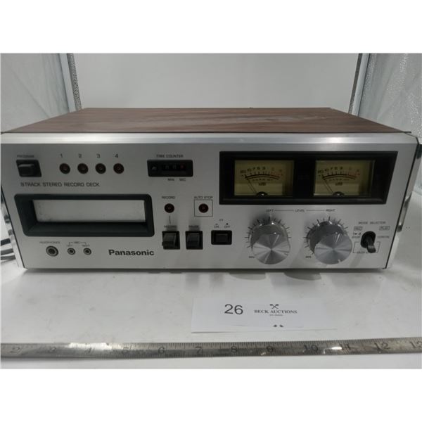 Panasonic - 8 Track Stereo Record Deck (#GF800868)