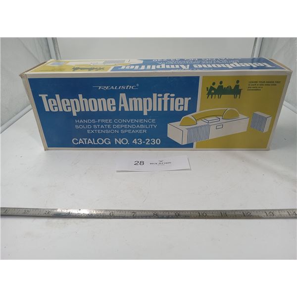Realistic (Extension Speaker) - Telephone Amplifier (AMR130002444)