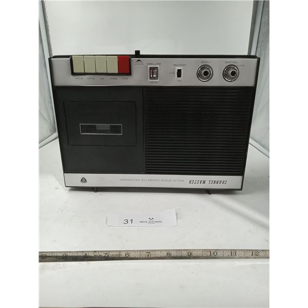 Channel (6309) - MasterSolid State Cassette Recorder