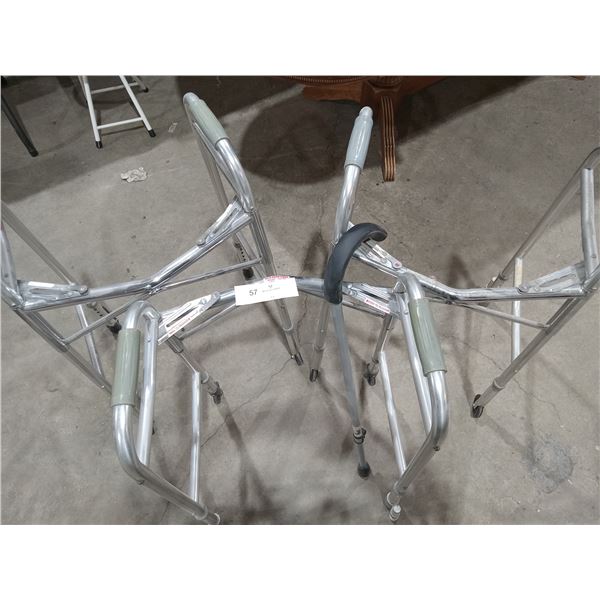 Medical Supplies - Walkers (Set of 3) Plus Cane
