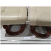 Image 1 : Leather Foot Stools (Tan) 2