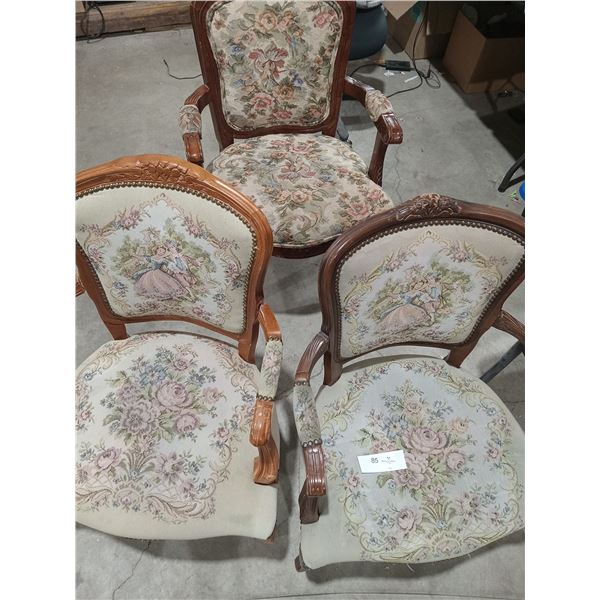 Dining Room Chairs - Upholstered Antique