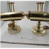 Image 1 : Brass Lamps x2