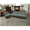 Image 2 : Floral Antique Couch And Matching Accent Chair