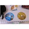 Image 4 : Portable DVD Player Bag + (2) VHS and (3) DVDs
