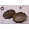 Image 3 : Antique Stamped Trinket Box w/ 10+ Rings