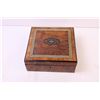 Image 12 : Humidor w/ (2) Pipes, Leather Cigarette Case, Vogue Case, Papers, Matches (1 Pipe Marked Rolex Italy