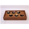 Image 8 : Lot of 6 Vintage Rings in Case