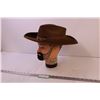 Image 1 : Resistol “Self- Conforming” Cowboy Hat and Mannequin Head