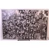 Image 2 : History of Rock&Roll, 116 Legends of Rock&Roll Print of the Black and White Oil Painting on Sturdy B