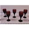Image 3 : (10) Smoky Purple Dessert Wine Glasses
