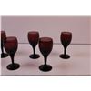 Image 4 : (10) Smoky Purple Dessert Wine Glasses