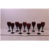 Image 1 : (9) Smoky Purple White Wine Glasses