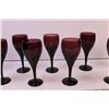 Image 3 : (9) Smoky Purple White Wine Glasses