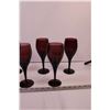 Image 4 : (9) Smoky Purple Red Wine Glasses